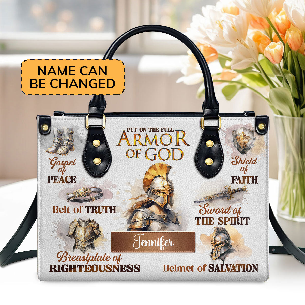 Faith-Based Gift - Personalized Leather Handbag GMJSLB200010