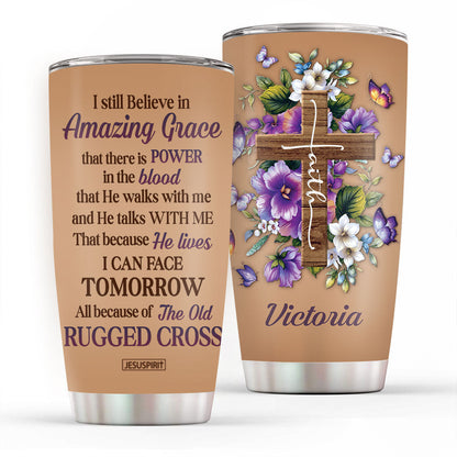 Faith-Inspired Gift for Mom - Personalized Stainless Steel Tumbler