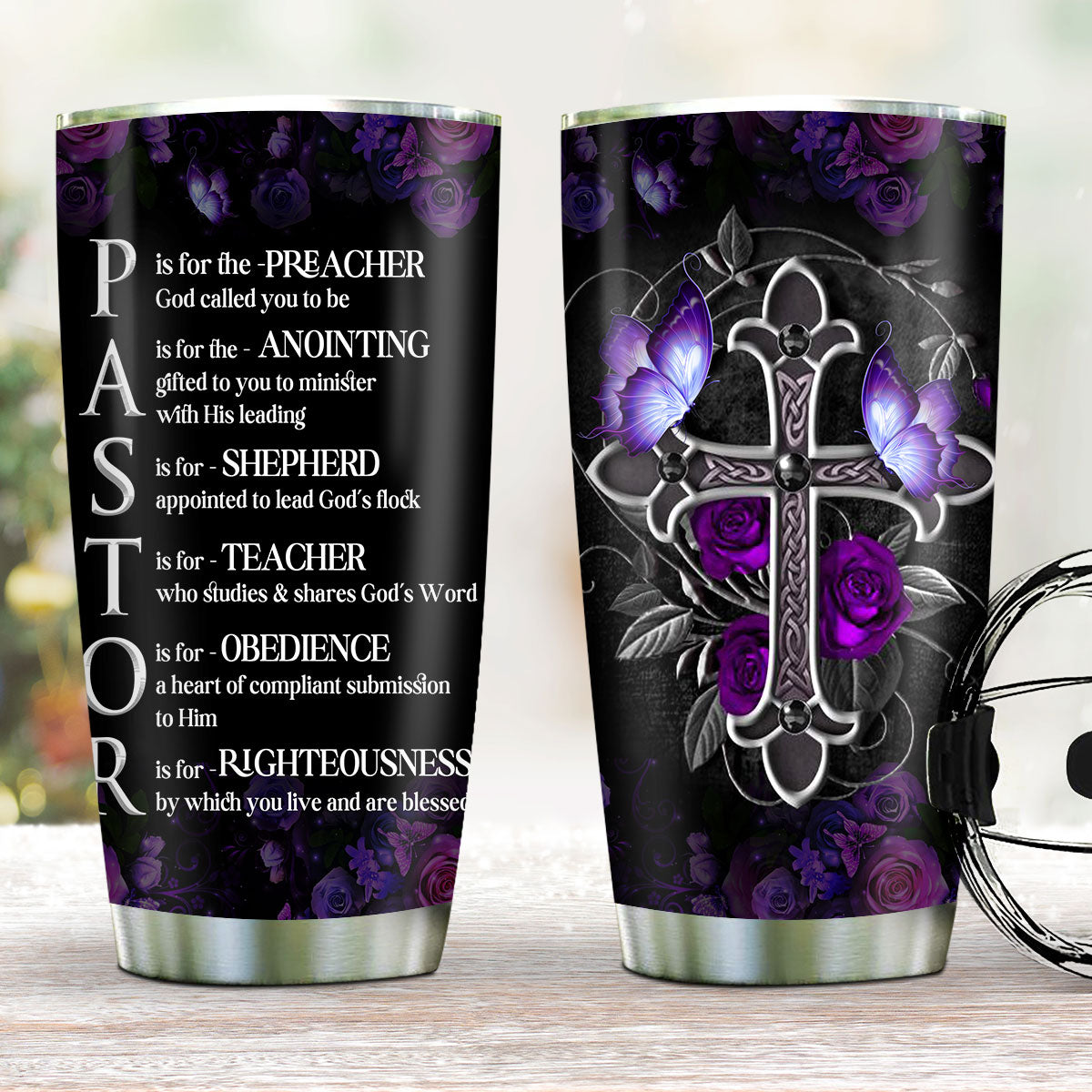 Jesus Cross - Inspirational Stainless Steel Tumbler 20oz