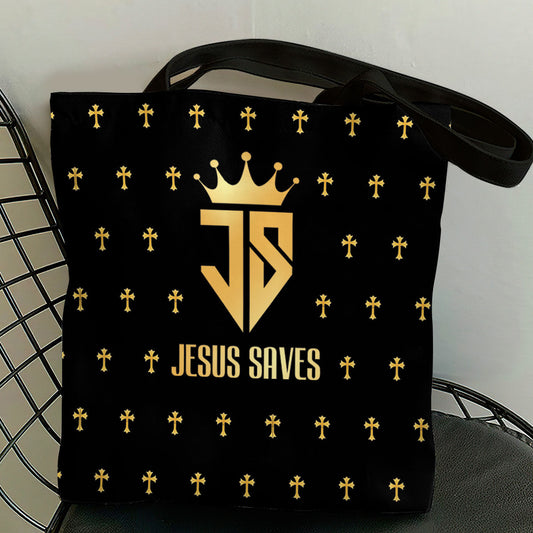 Jesus Saves - Inspirational Christian Tote Bag GTTJS10219