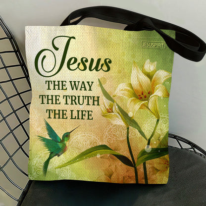 Jesus The Way The Truth The Life - Christian Tote Bag GTTJS10168