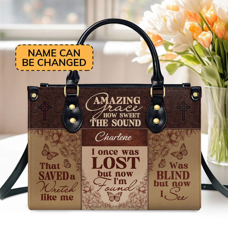 Faith-Inspired - Personalized Leather Handbag GMJSLB200026