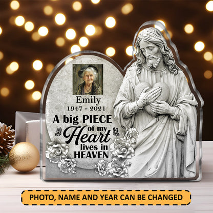 Love and Memory - Personalized Acrylic Memorial Plaque GAPJS10298