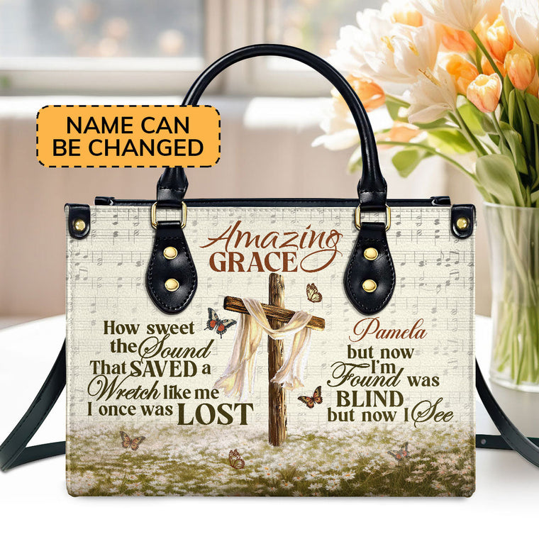 Faith-Inspired - Personalized Leather Handbag GMJSLB200025