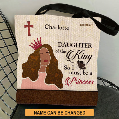 Daughter Of The King - Personalized Tote Bag GTTJS10065