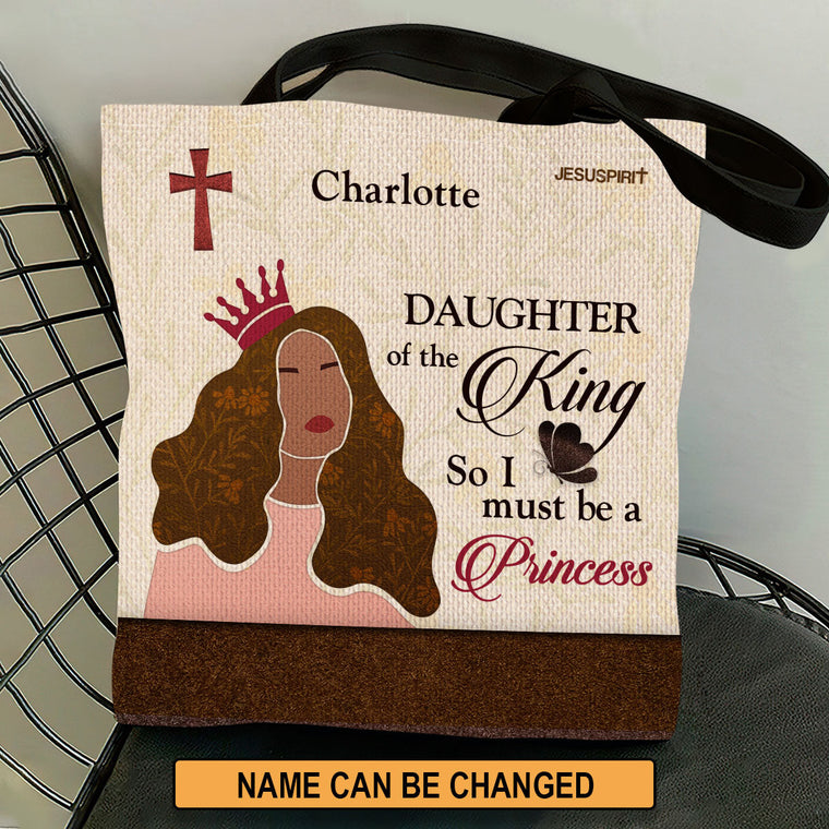 Daughter Of The King - Personalized Tote Bag GTTJS10065