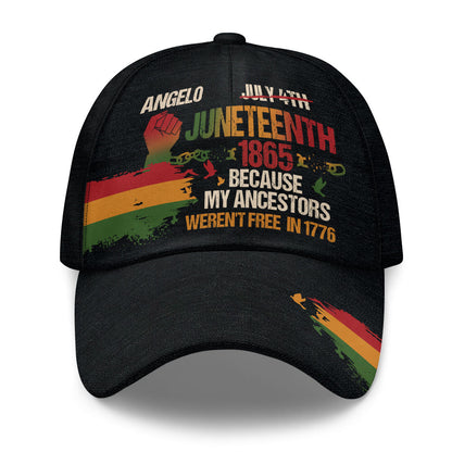 Juneteenth 1865 - Gift For Men - Personalized Classic Cap