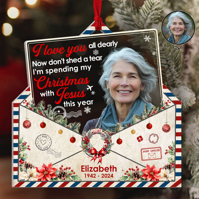 Letter From Heaven - Personalized Acrylic Ornament GOJS10139