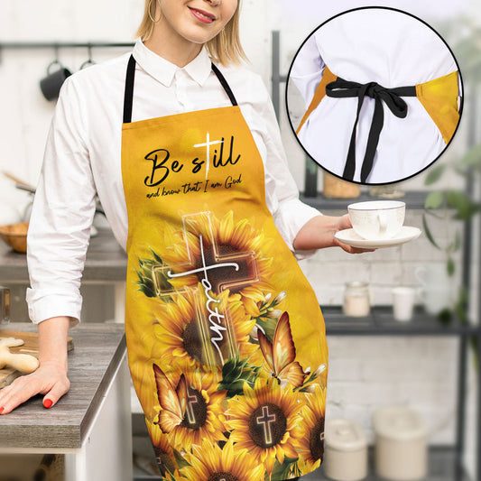 Be Still And Know That I Am God - Apron - Christian Kitchenware