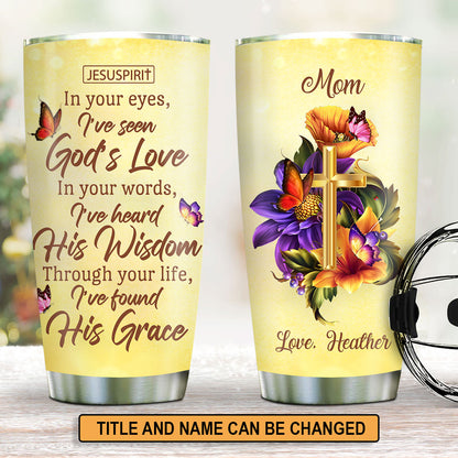 Found His Grace - Inspirational Stainless Steel Tumbler