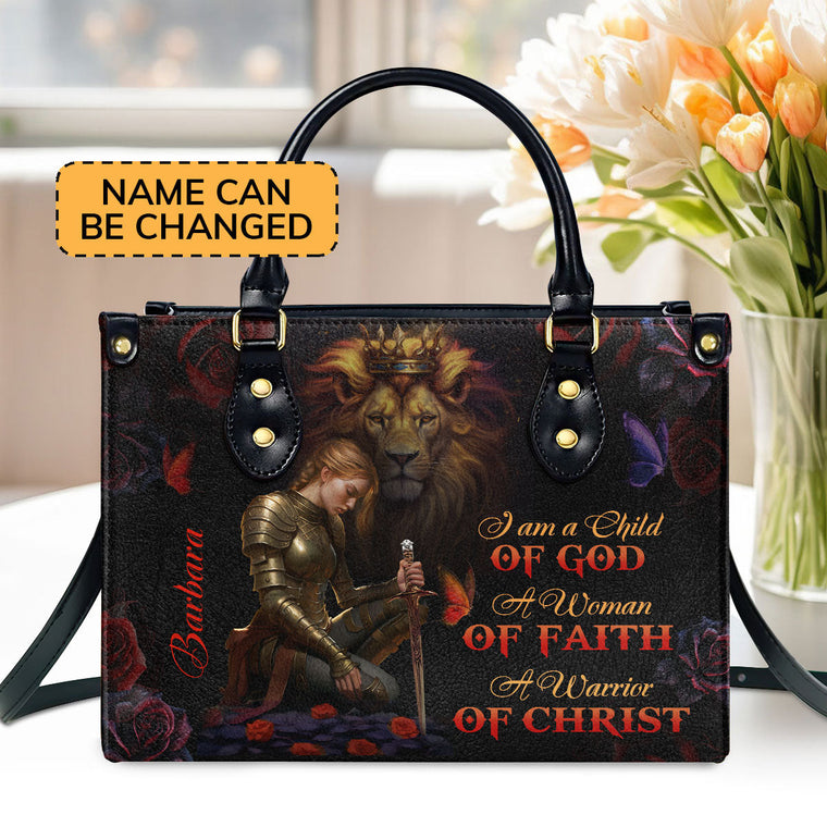 Faith-Inspired - Personalized Leather Handbag GMJSLB200025