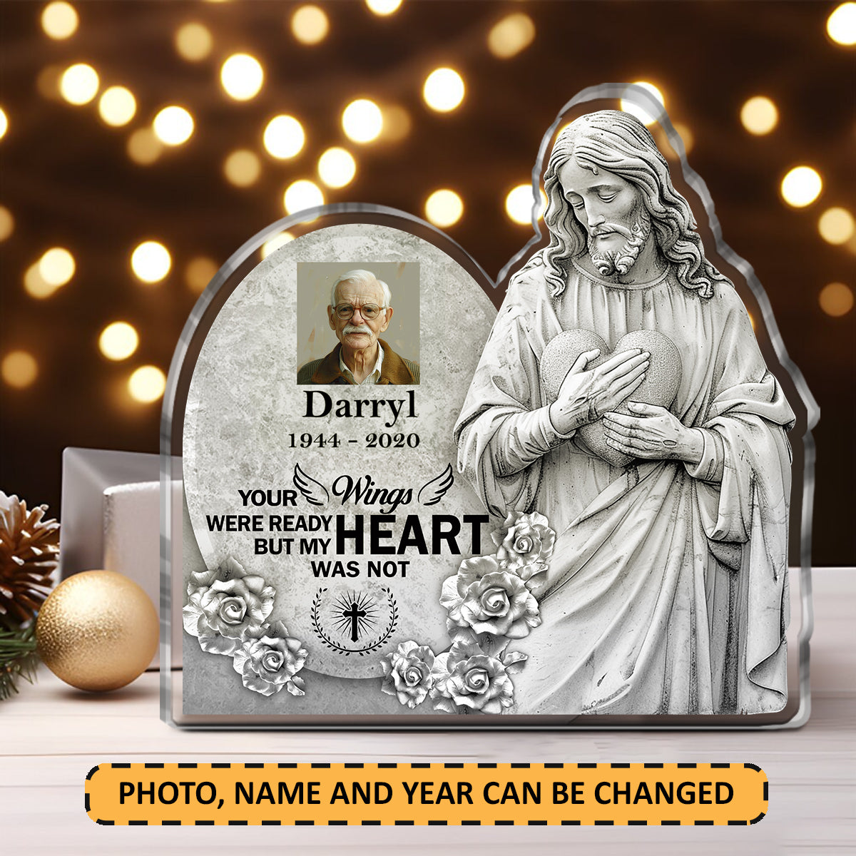 Your Wings Were Ready - Memorial Acrylic Plaque GAPJS10297
