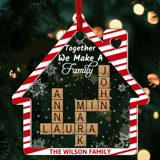 Together We Make A Family - Personalized Ornament GOJS10141