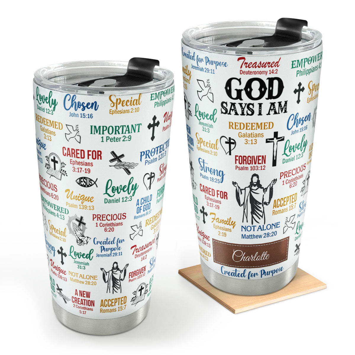 What God Says About You - Personalized Tumbler