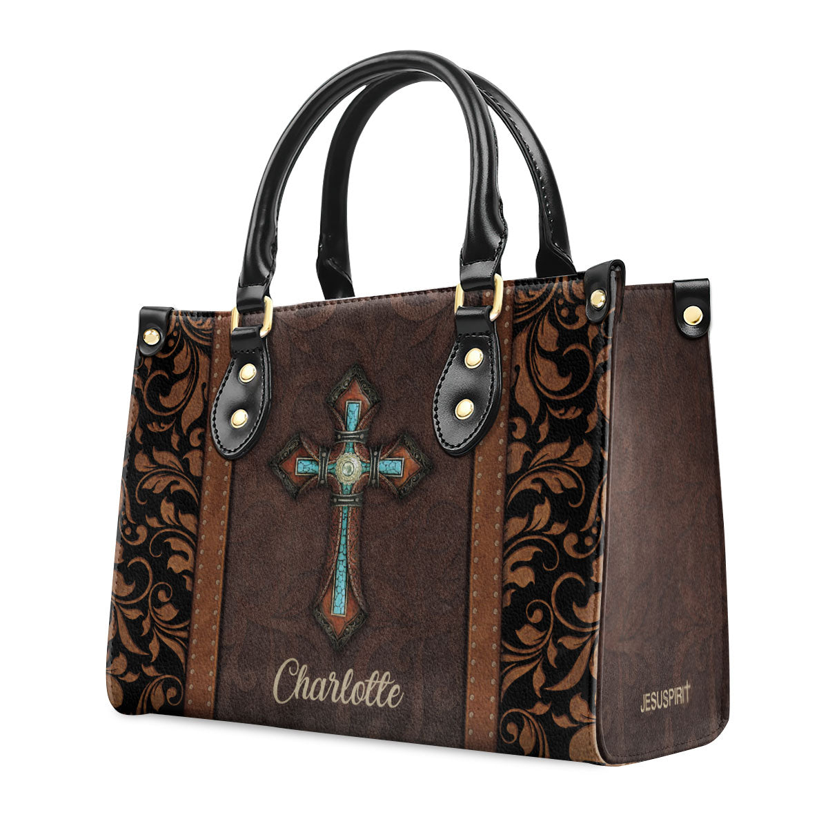 Faith-Inspired - Personalized Leather Handbag GMJSLB200108