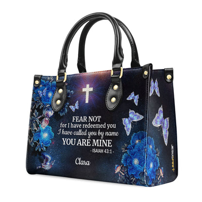 I Have Called You By Name - Personalized Leather Handbag GMJSLB200080