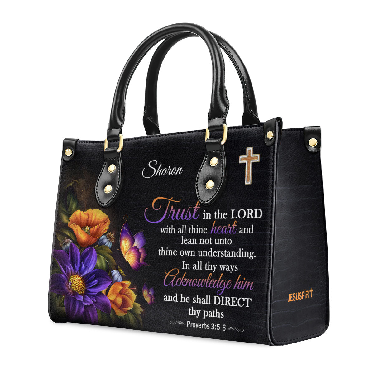 Trust in the Lord - Personalized Leather Handbag GMJSLB200099