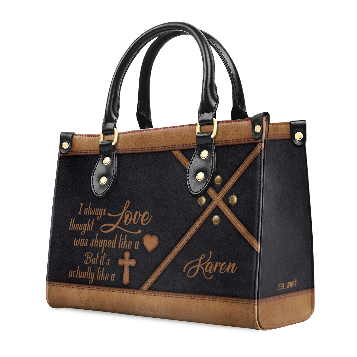 Faith-Inspired - Personalized Leather Handbag for Women GMJSLB200105