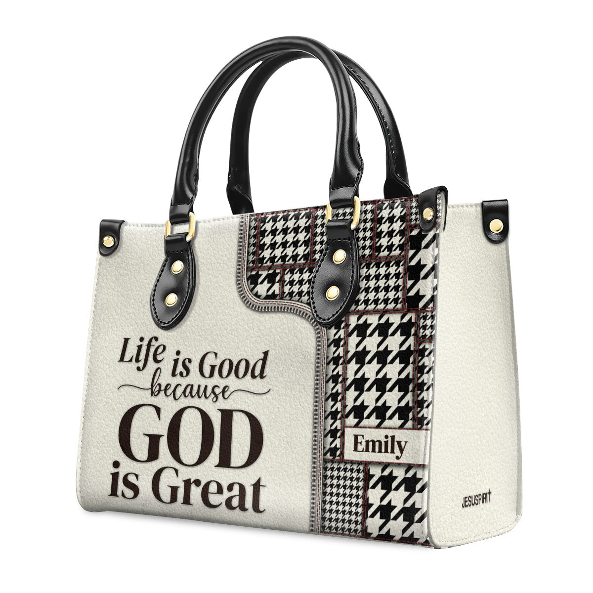 God Is Great - Personalized Leather Handbag - Gift For Women GMJSLB200106