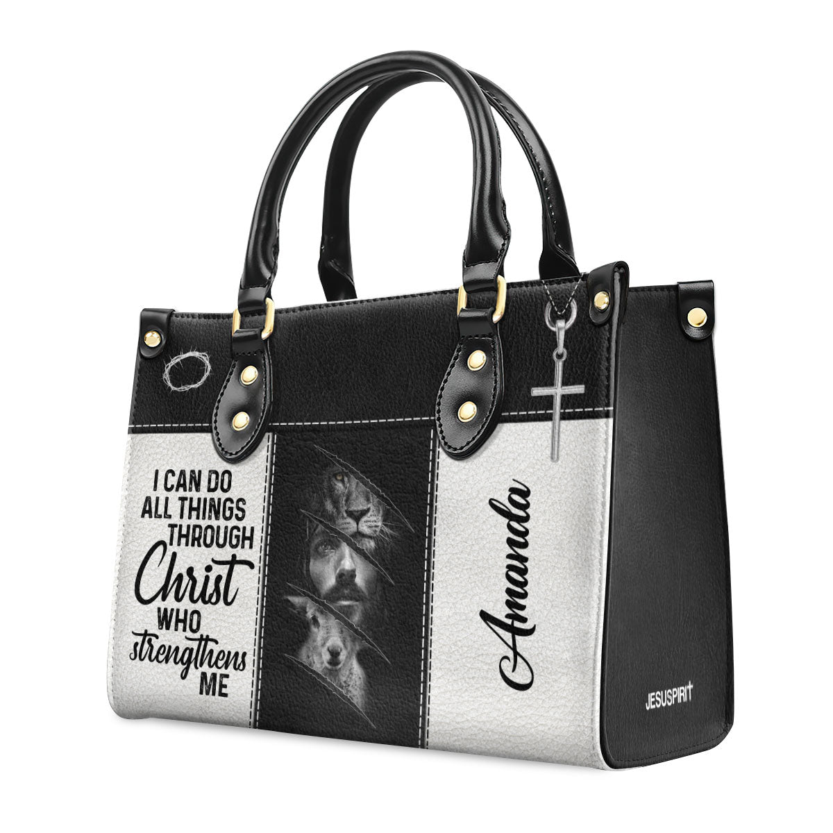 Faith-Inspired - Personalized Leather Handbag for Women GMJSLB200108