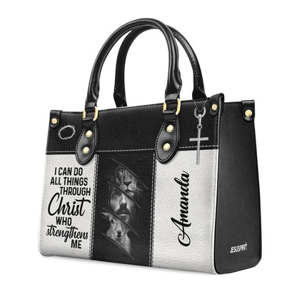 Faith-Inspired - Personalized Leather Handbag for Women GMJSLB200108