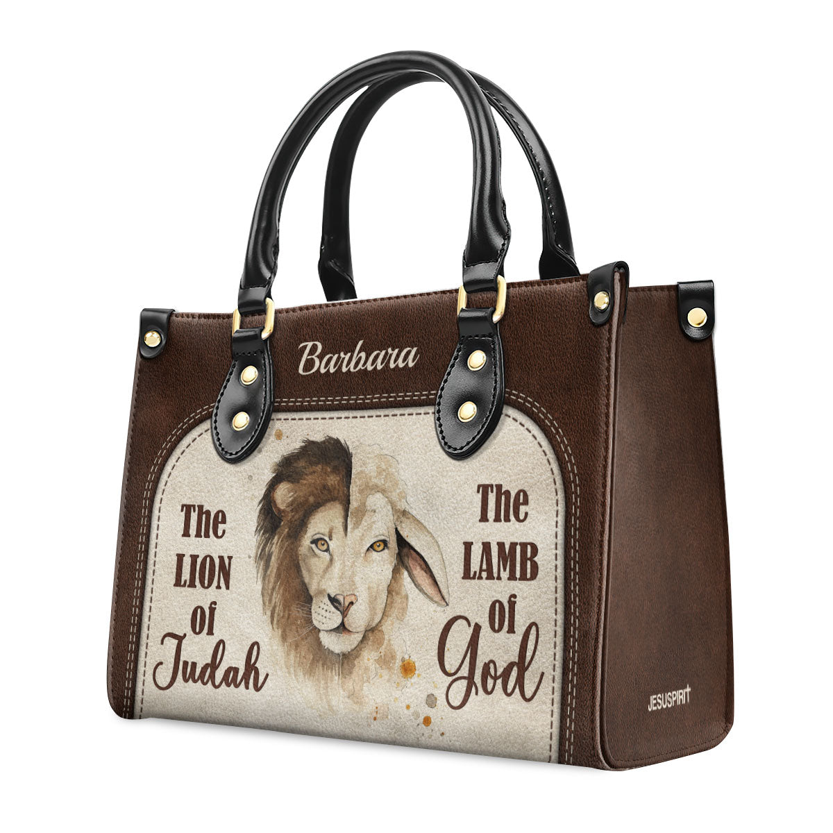 The Lion Of Judah - Personalized Leather Handbag GMJSLB200092