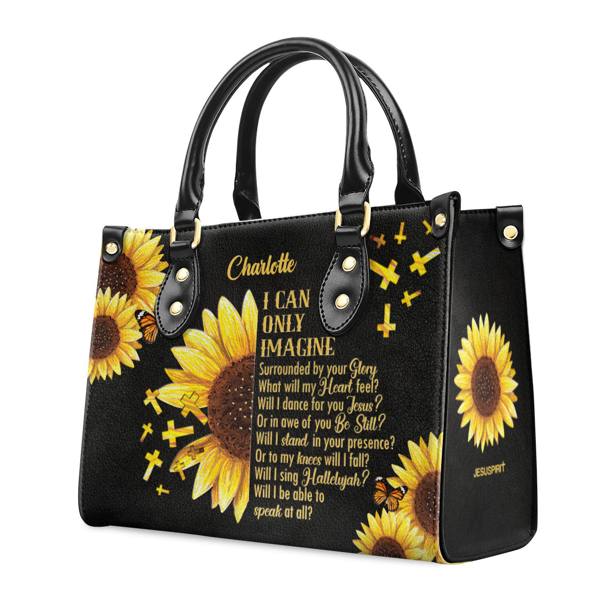 Faith-Inspired - Personalized Leather Handbag GMJSLB200093