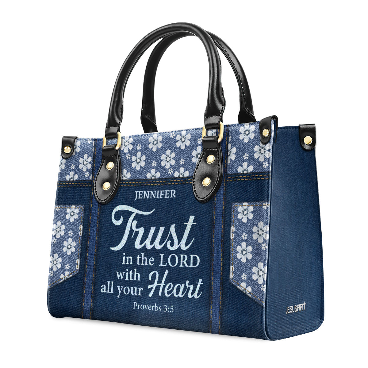 Trust in the Lord - Personalized Leather Handbag GMJSLB200098