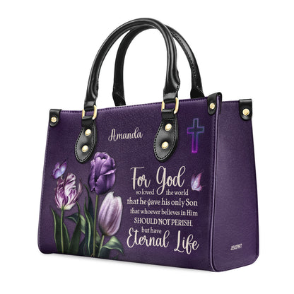 Faith-Inspired - Personalized Leather Handbag GMJSLB200097