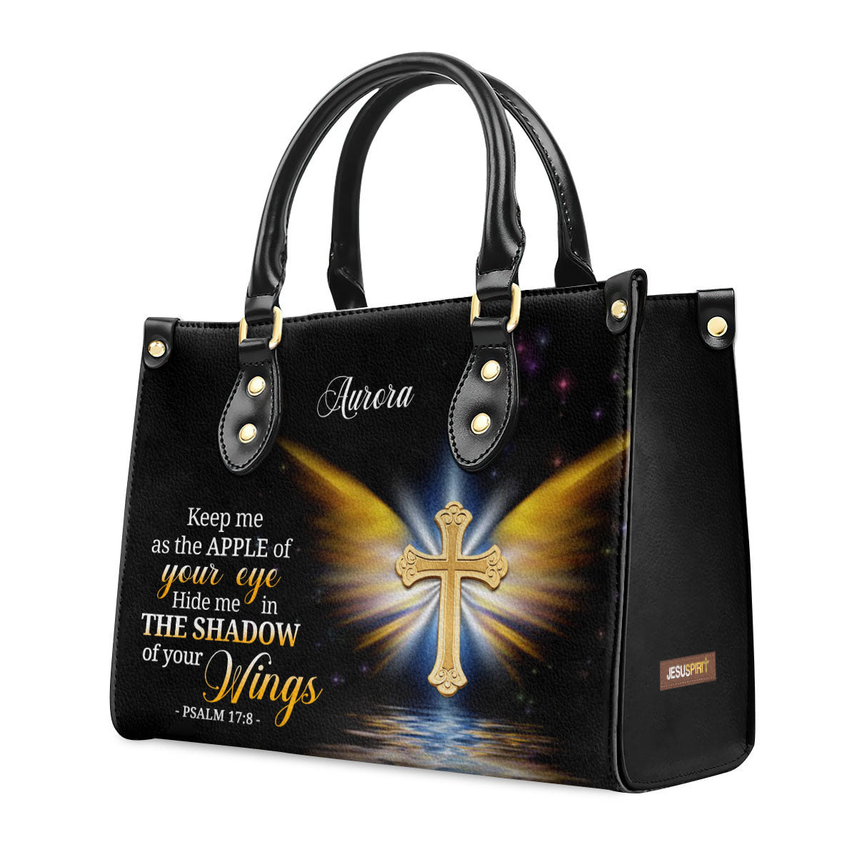 Faith-Inspired Leather Handbag - Personalized Gift for Her GMJSLB200072