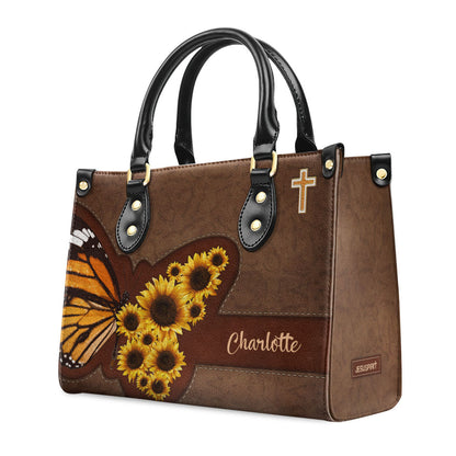 Faith-Inspired - Personalized Leather Handbag GMJSLB200076
