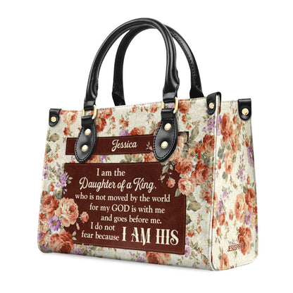 Faith Quote - Personalized Leather Handbag for Women GMJSLB200056