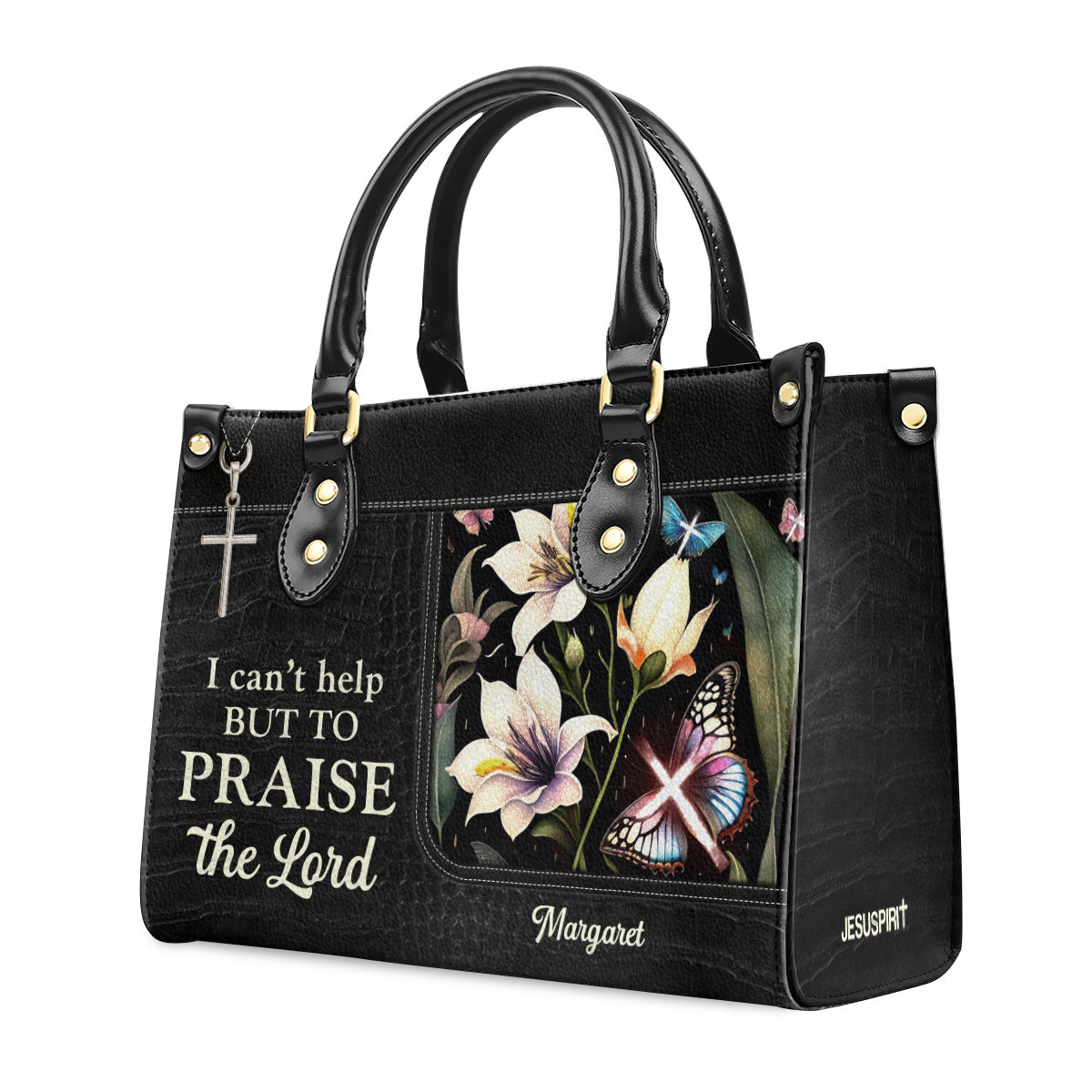Christian Faith - Personalized Leather Handbag GMJSLB200044