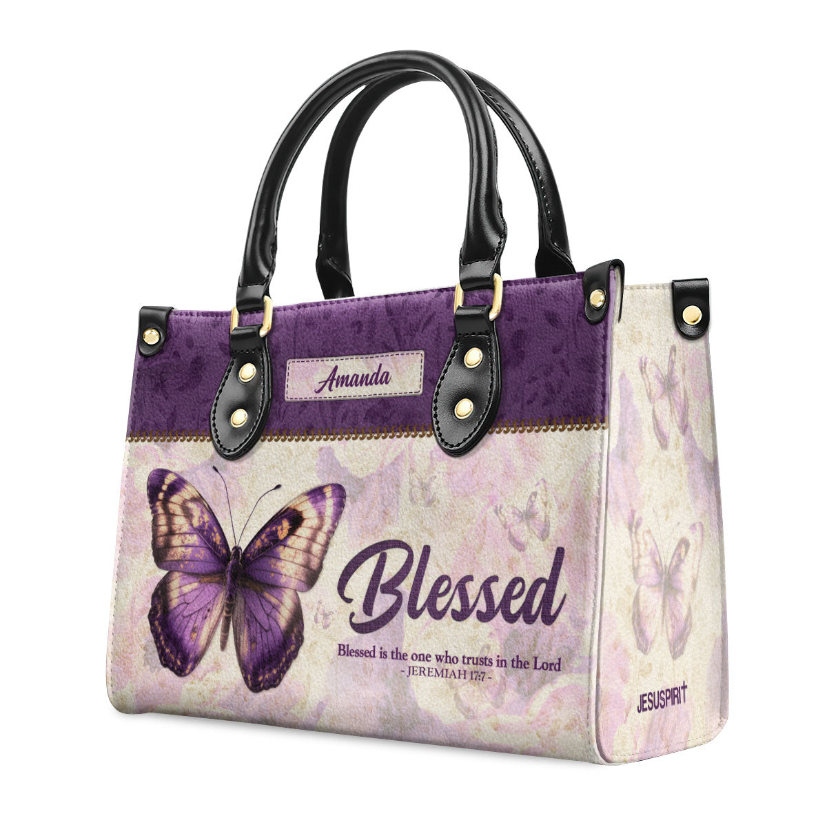Trust in the Lord - Personalized Leather Handbag GMJSLB200054