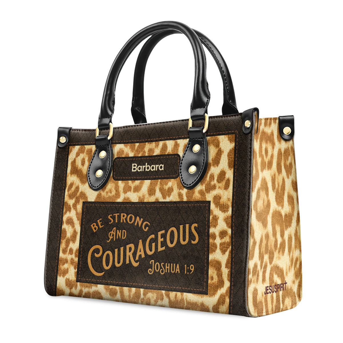 Joshua 1:9 Gift for Women - Personalized Leather Handbag GMJSLB200052