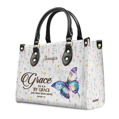 Grace-Inspired - Personalized Leather Handbag GMJSLB200048