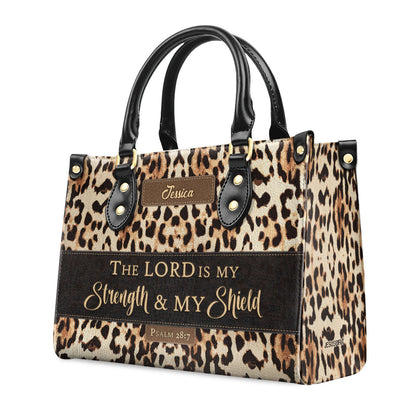 Faith Quote - Personalized Leather Handbag - Gift for Women GMJSLB200046