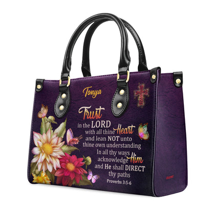 Trust In The Lord - Leather Handbag GMJSLB200084