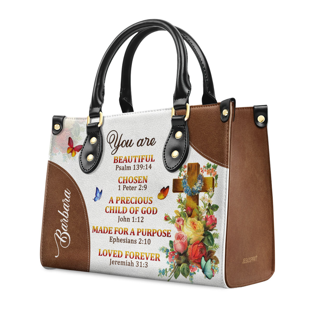 Child Of God - Personalized Leather Handbag GMJSLB200080