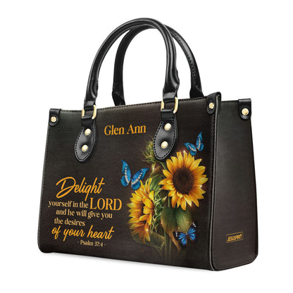 Faith-Inspired - Personalized Leather Handbag GMJSLB200103
