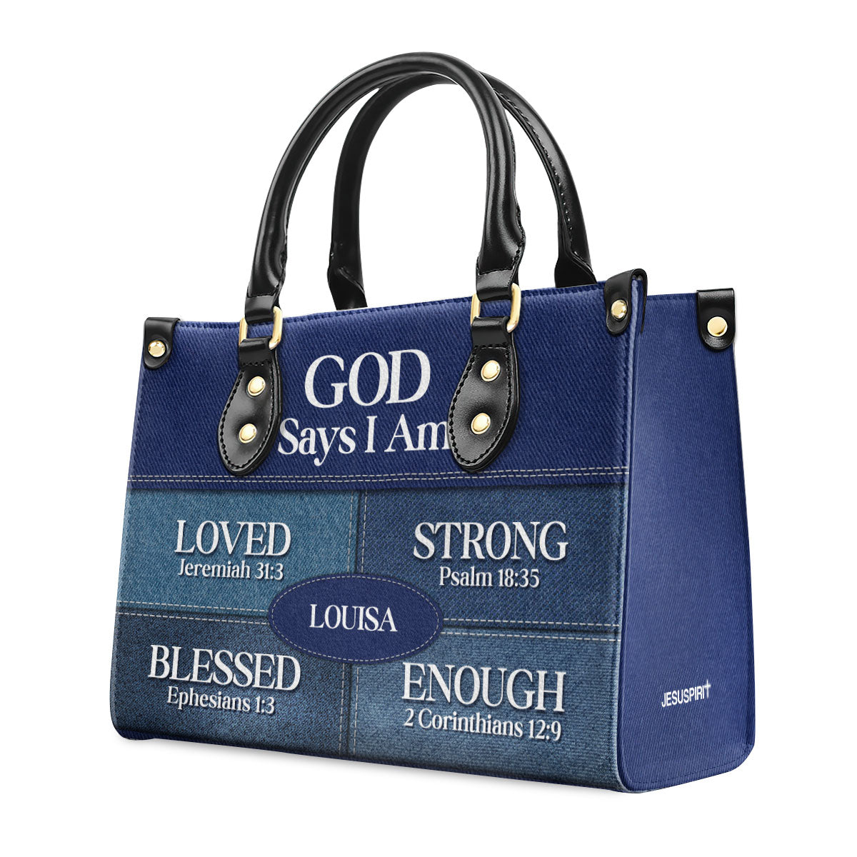 God Says You Are - Personalized Leather Handbag GMJSLB200037