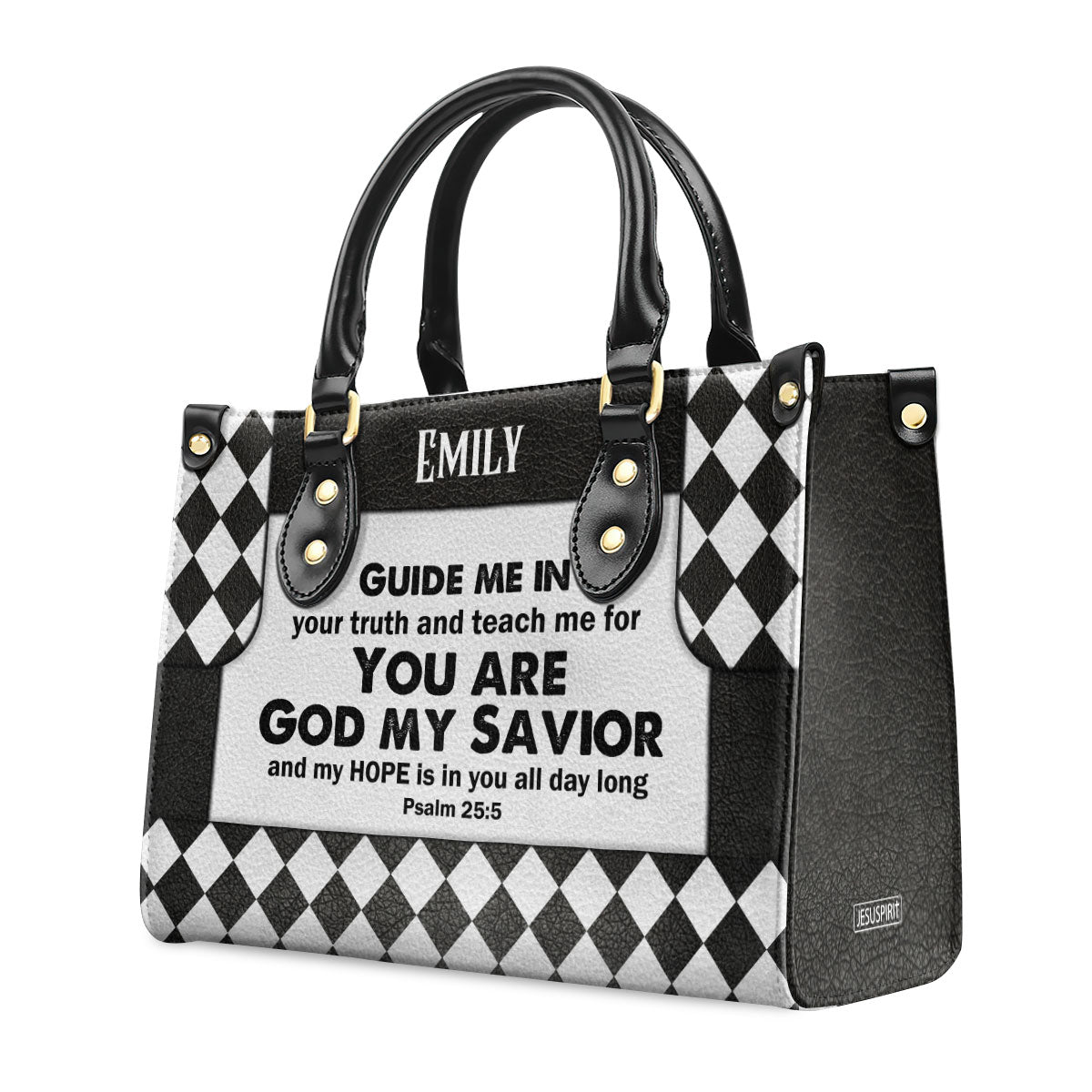Christian Faith - Personalized Leather Handbag for Women GMJSLB200085