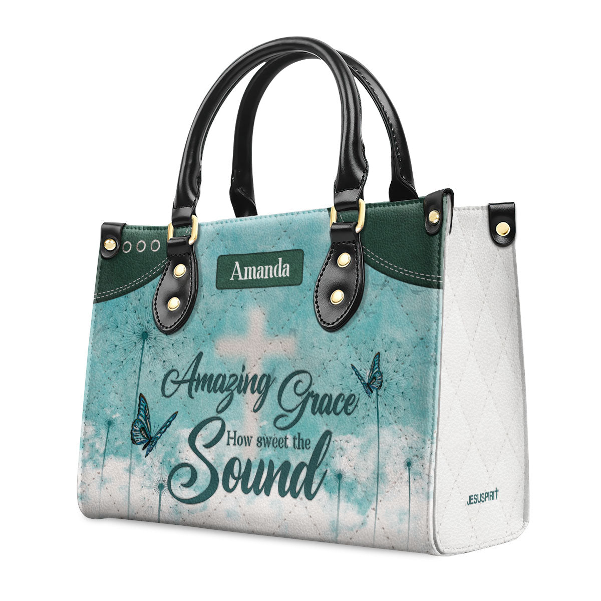 Faith-Inspired Leather Handbag - Personalized Gift for Women GMJSLB200089