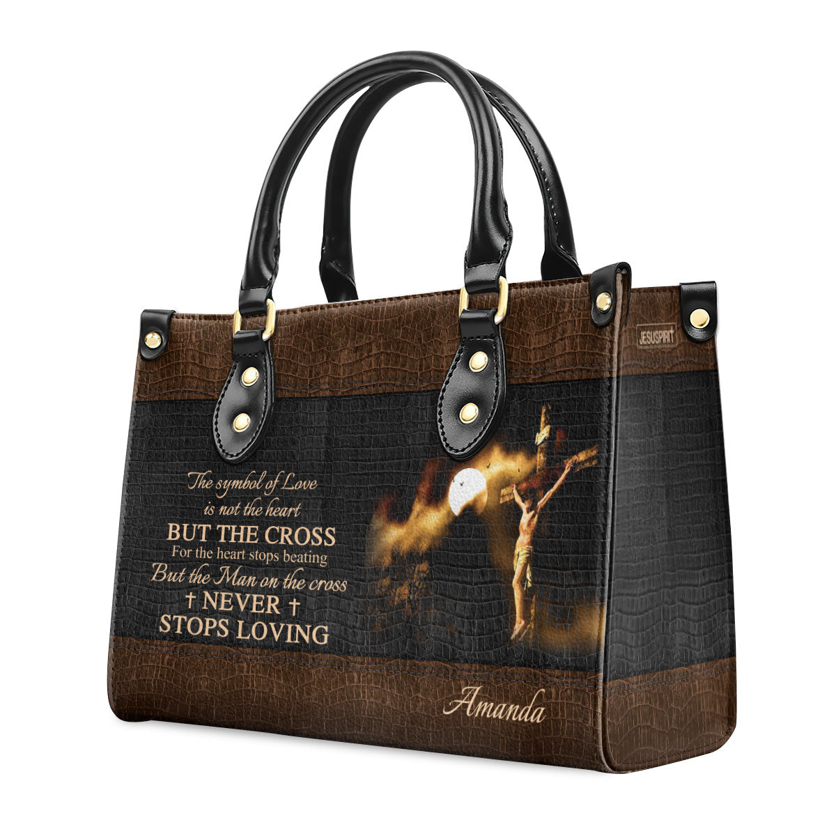 Christian Inspiration - Personalized Leather Handbag GMJSLB200095