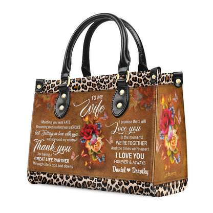 Fate - Personalized Leather Handbag for Her GMJSLB200090