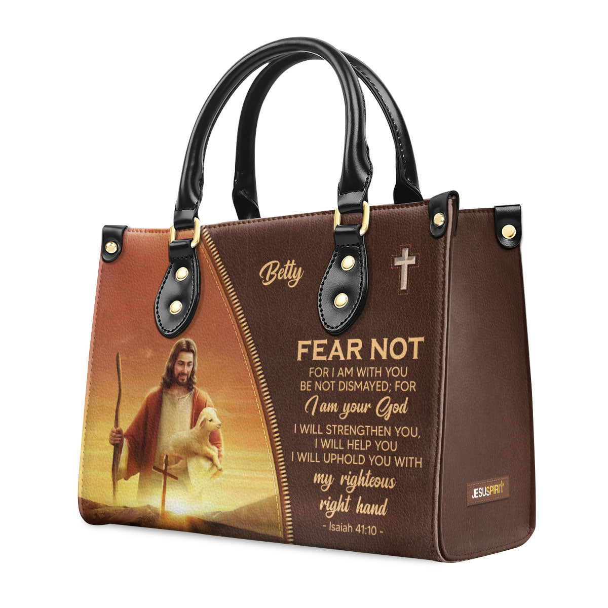 Faith-Inspired - Personalized Leather Handbag GMJSLB200104