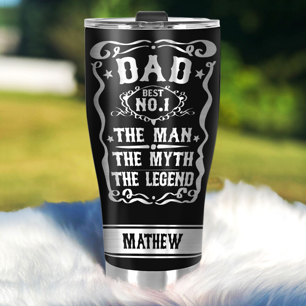 The Man The Myth The Legend - Personalized Stainless Steel Tumbler