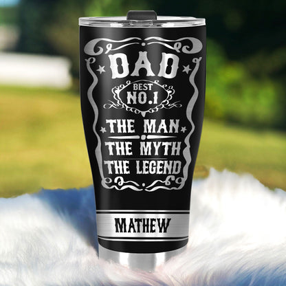 The Man The Myth The Legend - Personalized Stainless Steel Tumbler