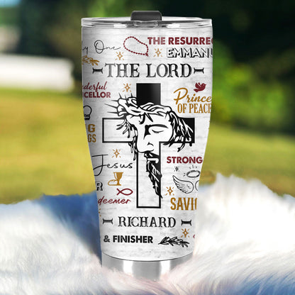 Jesus The Lord Of Lords - Personalized Tumbler - Faithful Drinkware