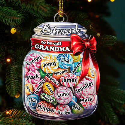 Sentimental - Personalized Acrylic Ornament for Grandma's Christmas GOJS10204